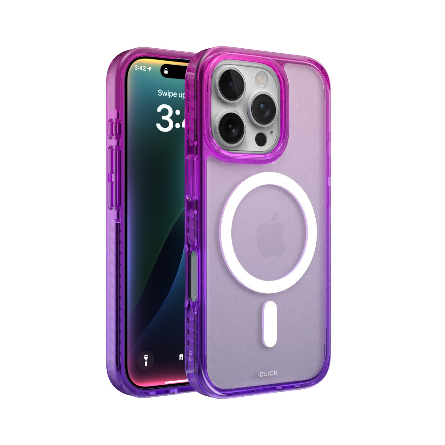CLICK Clear Ombre MagSafe Series iPhone 16 Pro Case