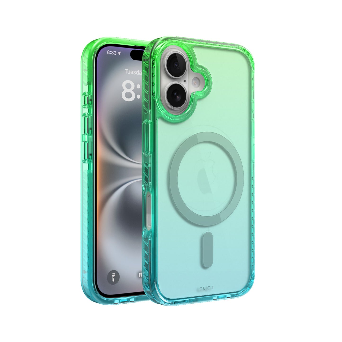 CLICK Clear Ombre MagSafe Series iPhone 16 Case