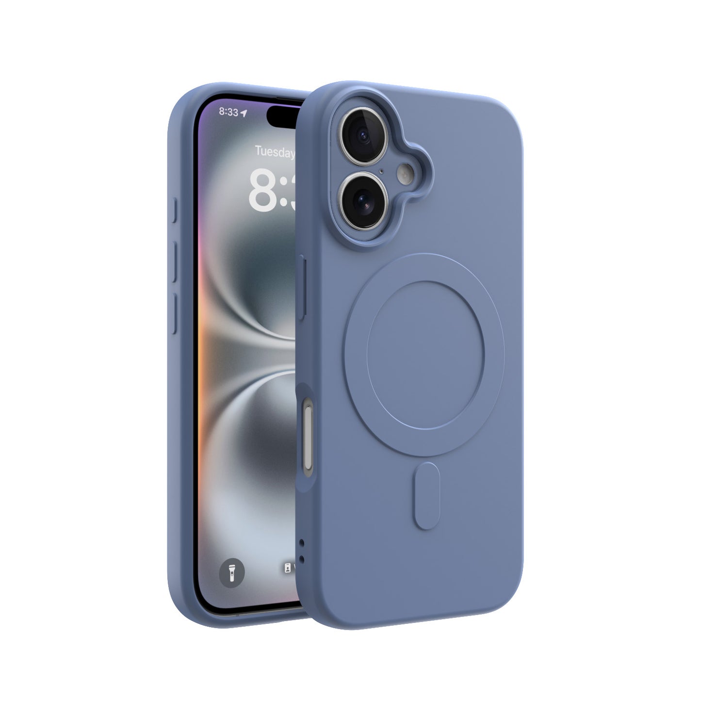 CLICK Slim Silicone MagSafe Series iPhone 16 Case