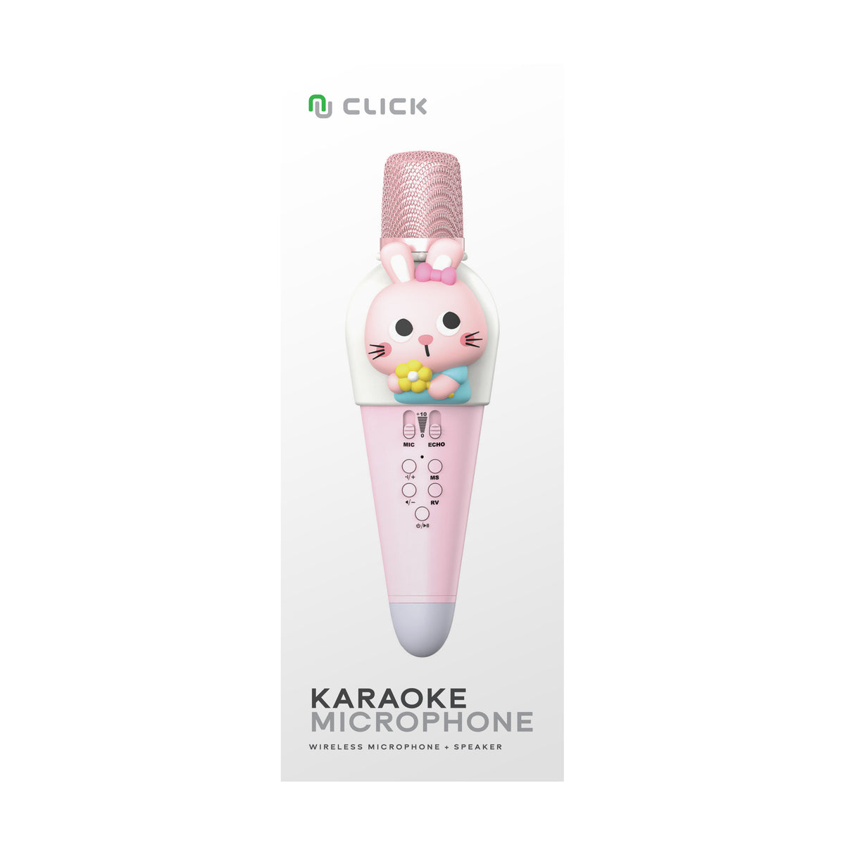 CLICK Mic Handheld Speaker with built-in Karaoke Function